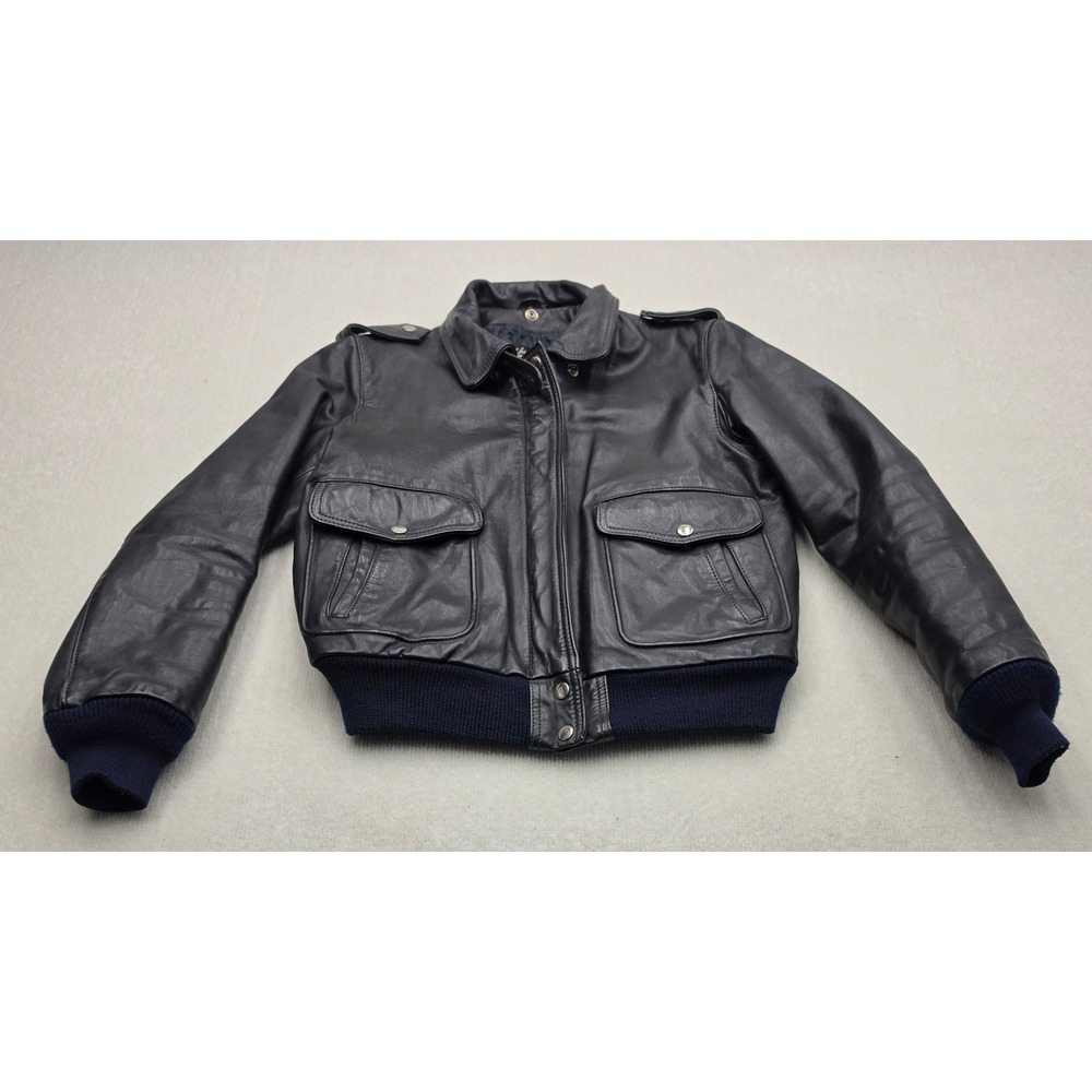 VINTAGE Harley Davidson Hein Gericke Bomber Jacket Mens 36 Leather Flight Jacket